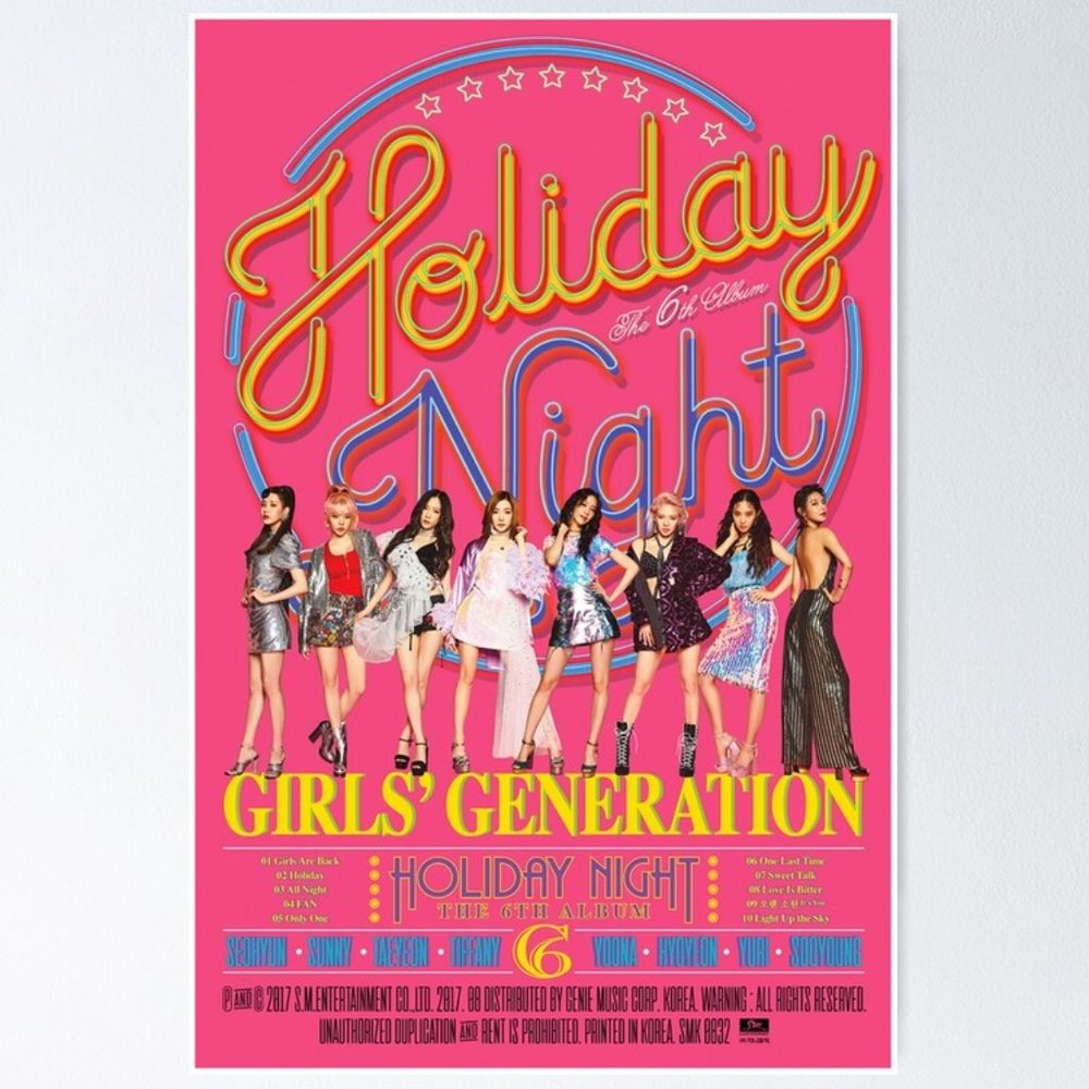 GIRLS GENERATION HOLIDAY NIGHT OFFICIAL POSTER